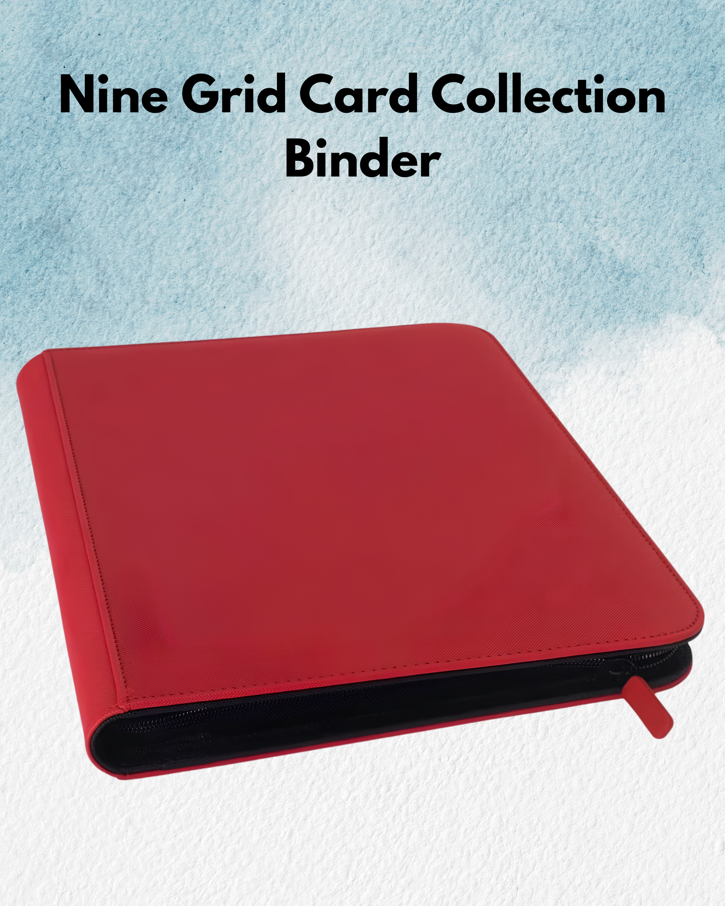 Nine Grid Card Collection Binder - Red