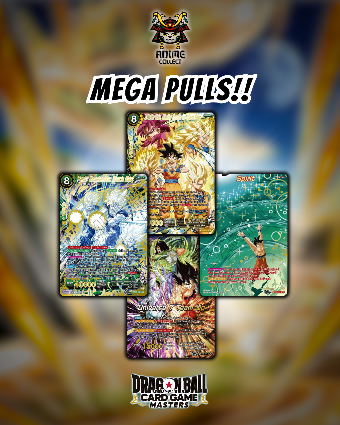 Dragon Ball Z Three Glorious Fighters Booster Packs (English)