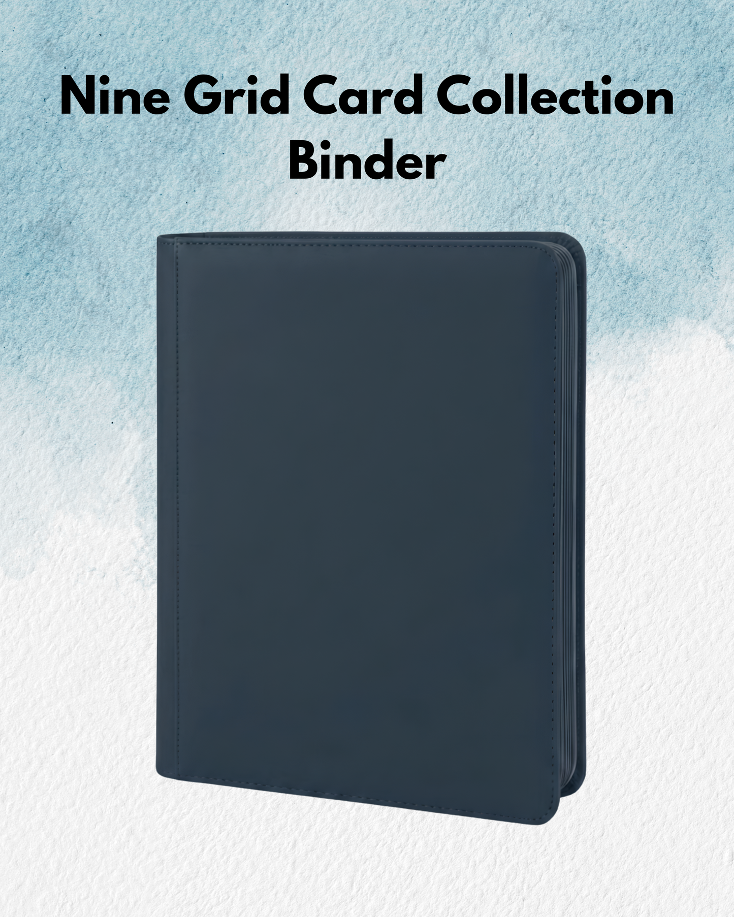 Nine Grid Card Collection Binder - Dark Blue