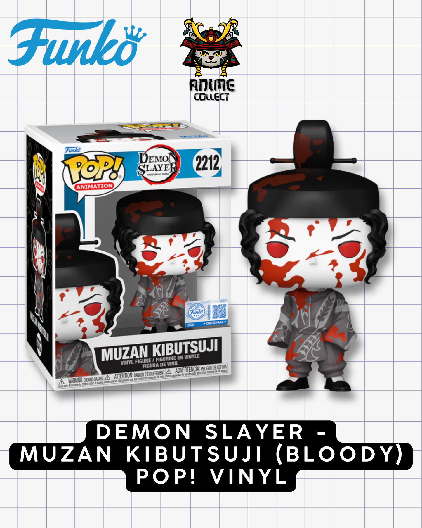 Muzan Kibutsuji (Bloody) POP! Vinyl